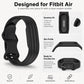 xDfind Integrated Solid Color Butterfly Buckle Silicone Watch Band, For Google Fitbit Air