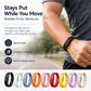 xDfind Solid Color Silicone Loop Watch Band, For Google Fitbit Air