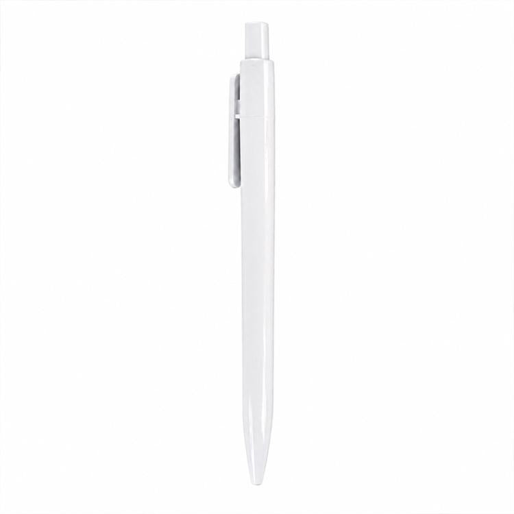 10 PCS/Pack Retractable Minimalist White Ballpoint Pen, 1.0mm Bullet Tip