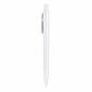 10 PCS/Pack Retractable Minimalist White Ballpoint Pen, 0.7mm Bullet Tip