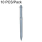 Retractable gel pen refill with bullet tip, light blue barrel