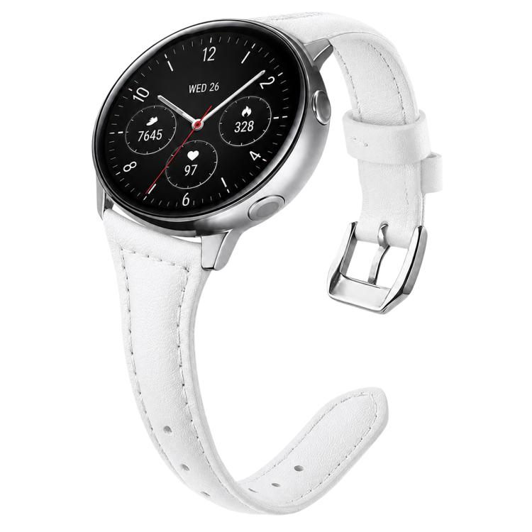xDfind Universal Straight Lug Ends Slim Waist Vegan Leather Watch Band, 22mm, 20mm, 18mm