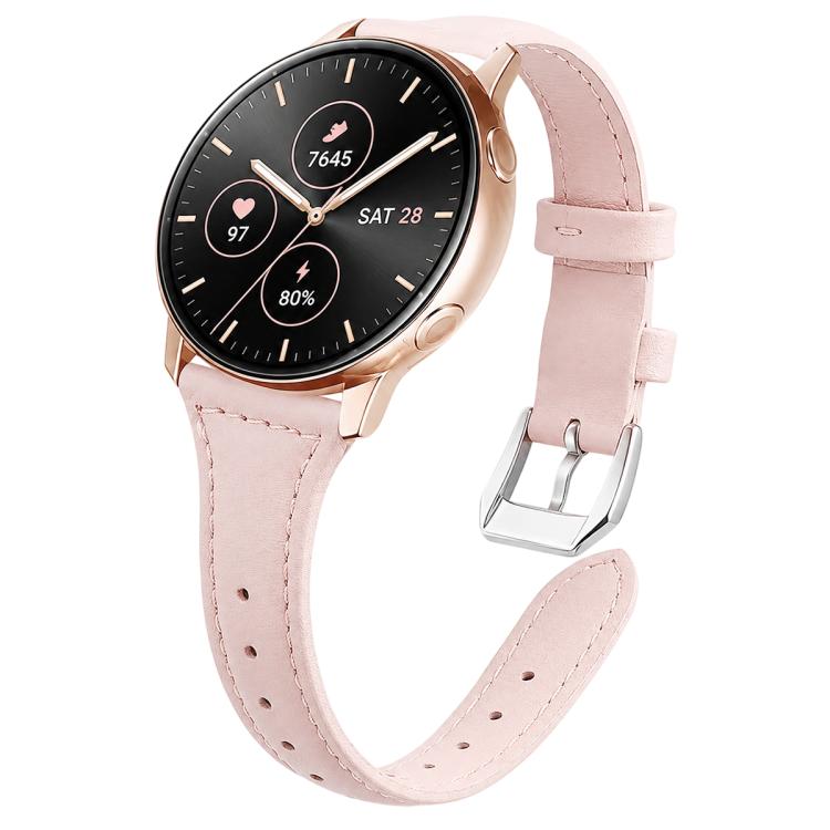 xDfind Universal Straight Lug Ends Slim Waist Vegan Leather Watch Band, 22mm, 20mm, 18mm