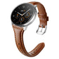 xDfind Universal Straight Lug Ends Slim Waist Vegan Leather Watch Band, 22mm, 20mm, 18mm
