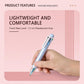 5 PCS/Pack 1.0mm Bullet Tip Six-colors Retractable Ballpoint Pen