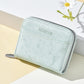 RECHRSLM Large Capacity Multi-card Short Zipper Coin Card Bag
