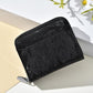 RECHRSLM Large Capacity Multi-card Short Zipper Coin Card Bag