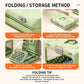 Portable Foldable Pet Carrier Crate with Ventilated Mesh