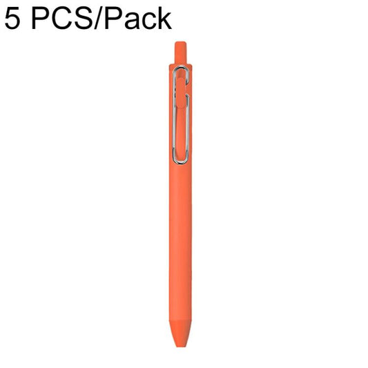 5 PCS/Pack 0.5mm Bullet Tip Colorful Retractable Pocket Ballpoint Pen