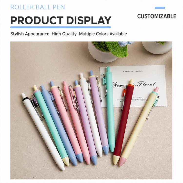 5 PCS/Pack 0.5mm Bullet Tip Colorful Retractable Pocket Ballpoint Pen