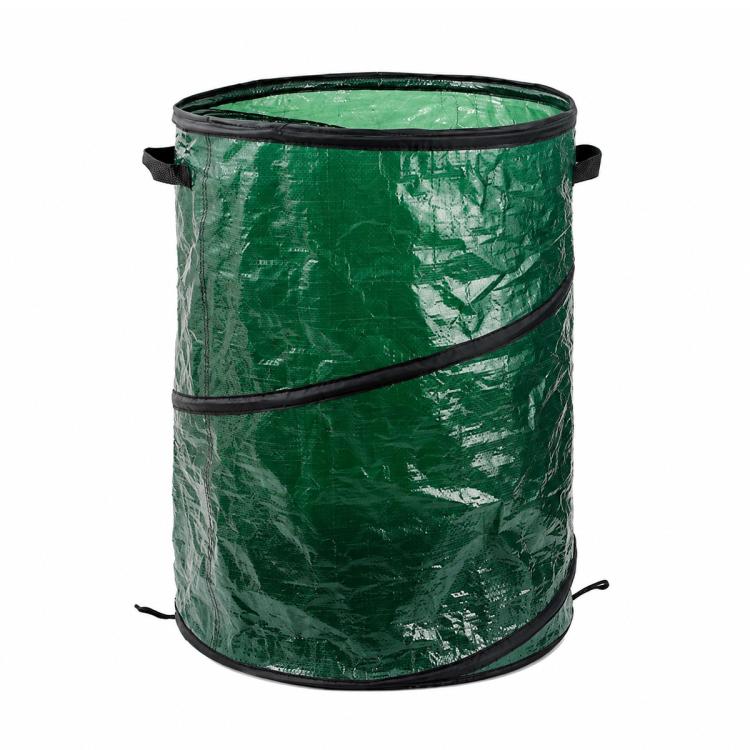 Environmentally Friendly Garden Portable Foldable PE Leaf Garbage Bin, Small 42x34cm, Large 60x46cm, Extra Large 72x48cm
