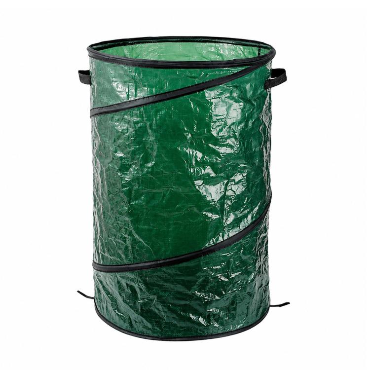 Environmentally Friendly Garden Portable Foldable PE Leaf Garbage Bin, Small 42x34cm, Large 60x46cm, Extra Large 72x48cm