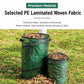 Environmentally Friendly Garden Portable Foldable PE Leaf Garbage Bin, Small 42x34cm, Large 60x46cm, Extra Large 72x48cm