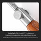 Stainless steel blowtorch handle with wooden grip and ON/OFF control knob