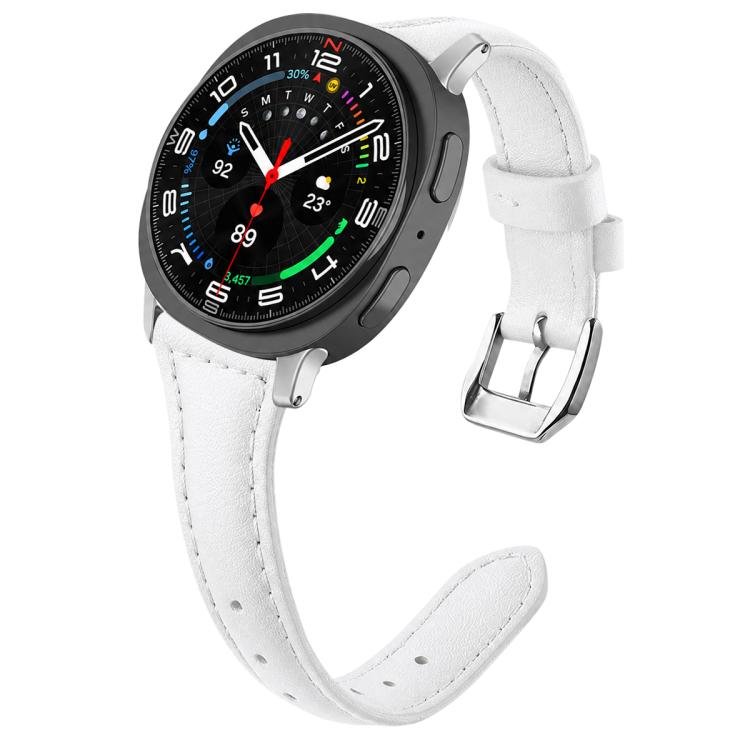 xDfind Slim Waist Vegan Leather Watch Band, For Galaxy Watch Ultra2 2026 / 2025 / 1 2024, For Galaxy Watch9 / 8 / 8 Classic