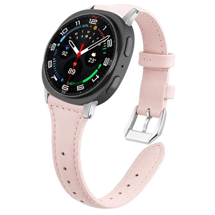 xDfind Slim Waist Vegan Leather Watch Band, For Galaxy Watch Ultra2 2026 / 2025 / 1 2024, For Galaxy Watch9 / 8 / 8 Classic