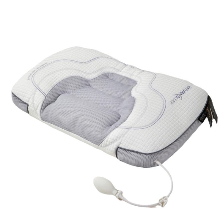 Adjustable Height Breathable Massage Neck Support Airbag Pillow