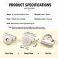 10 Pair/Pack Strong Magnetic Leather Bag Metal Buttons