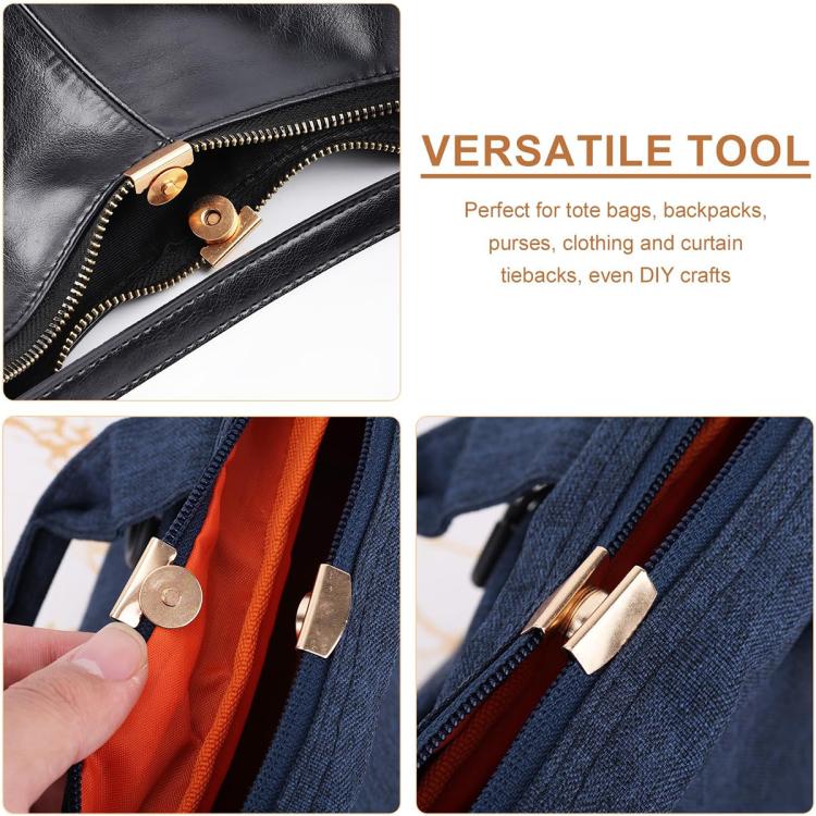 10 Pair/Pack Strong Magnetic Leather Bag Metal Buttons