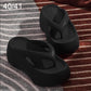 EVA Outer Wear Heightened Thick-Soled Flip Flops, 35-36, 37-38, 39-40