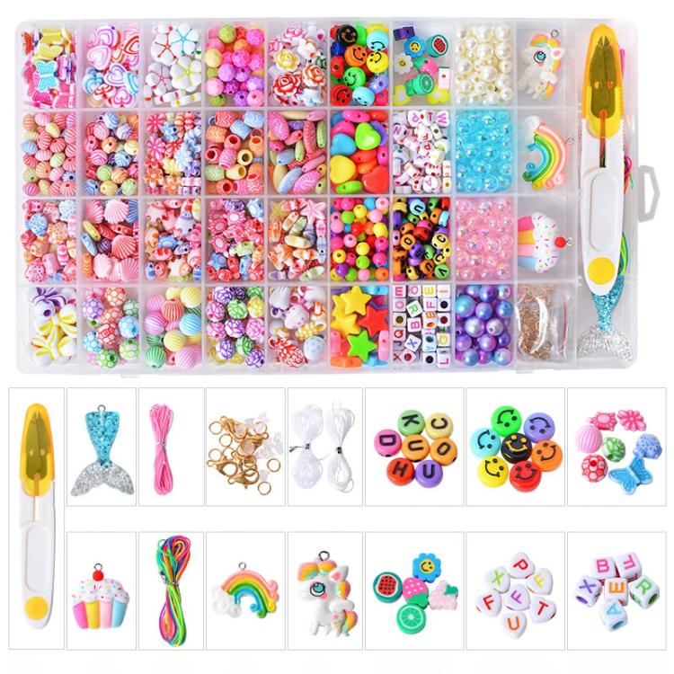36-grid DIY Beaded Bracelet Kit, Minimalist Accessories, Multiple Accessories
