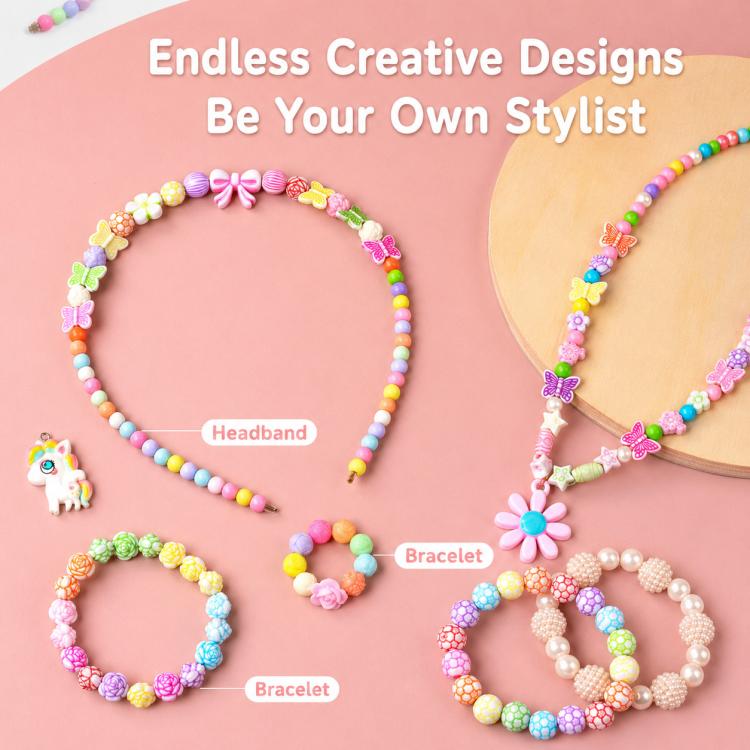 36-grid DIY Beaded Bracelet Kit, Minimalist Accessories, Multiple Accessories