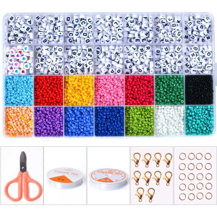 28-grid DIY Beaded Bracelet Kit for Amblyopia Training, 28-grid