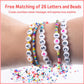 28-grid DIY Beaded Bracelet Kit for Amblyopia Training, 28-grid