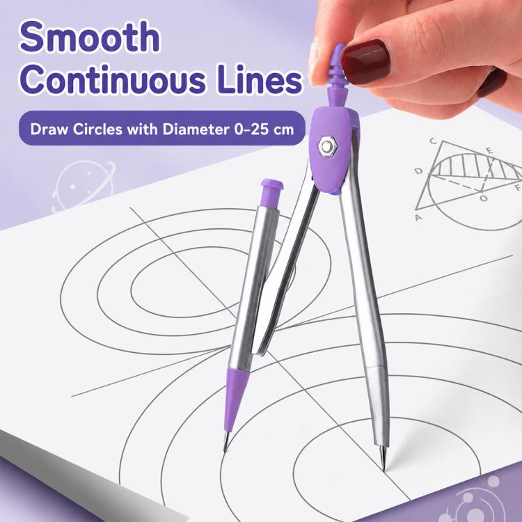 8PCS / Set Compass and Ruler Set For Students