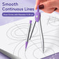 8PCS / Set Anti-myopia Compass and Ruler Set For Students