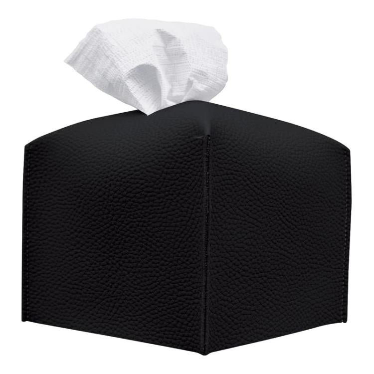Dustproof PU Leather Tissue Storage Box, Square, Oblong