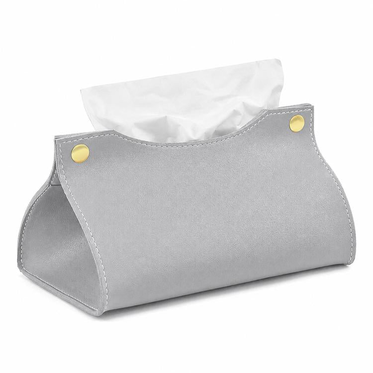 Storage Bag Style Dustproof PU Leather Tissue Box