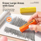 ENMY 4 PCS/Pack Hexagonal Pencil-Shaped Eraser for Pencils, Sketching, Drawing