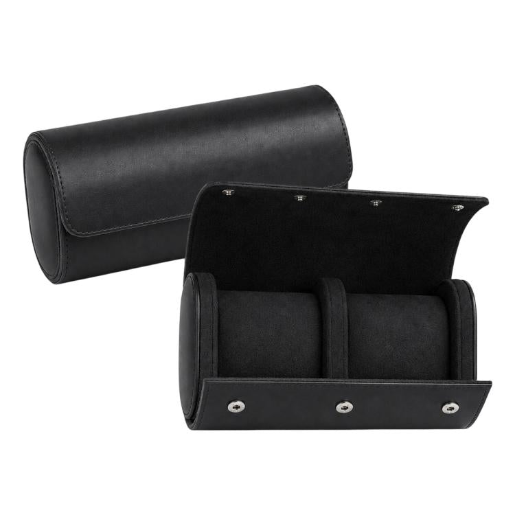 Portable Vintage Leather Watch Storage Case, Two Slots, Three Slots