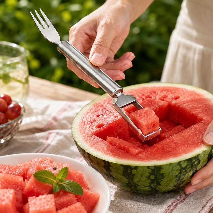 LsCook Stainless Steel Watermelon Cutter Divider, Watermelon Cutter