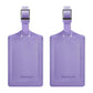 1 Pair Vintage PU Leather Luggage Tag