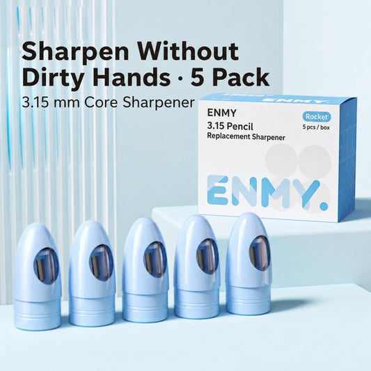 ENMY 5 PCS/Box 3.15mm Cute Style Pencil Replacement Sharpener