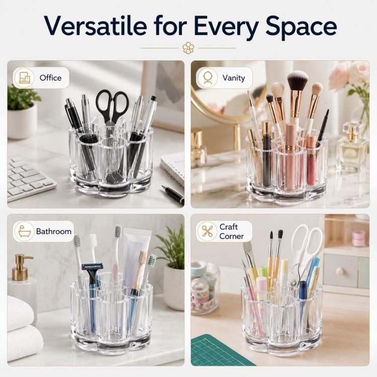 High-Transparency Plastic Pen Holder, K-090, K-089, K-088