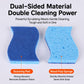 24 PCS/Pack S-Shaped Blue Wood Pulp Cellulose Scouring Sponges, 11x7x2cm