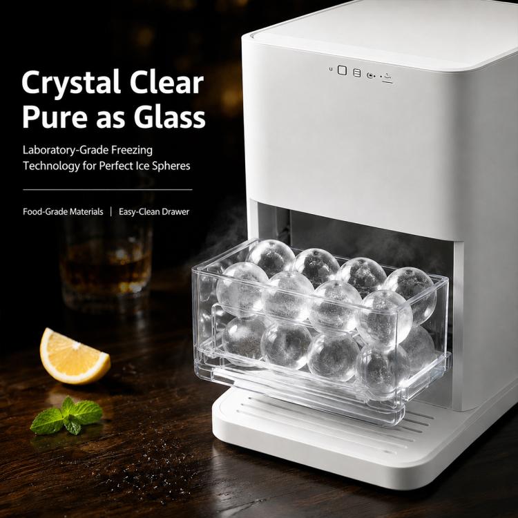 Medium-sized Household Fully Automatic Spherical Ice Maker, US Plug, UK Plug, EU Plug