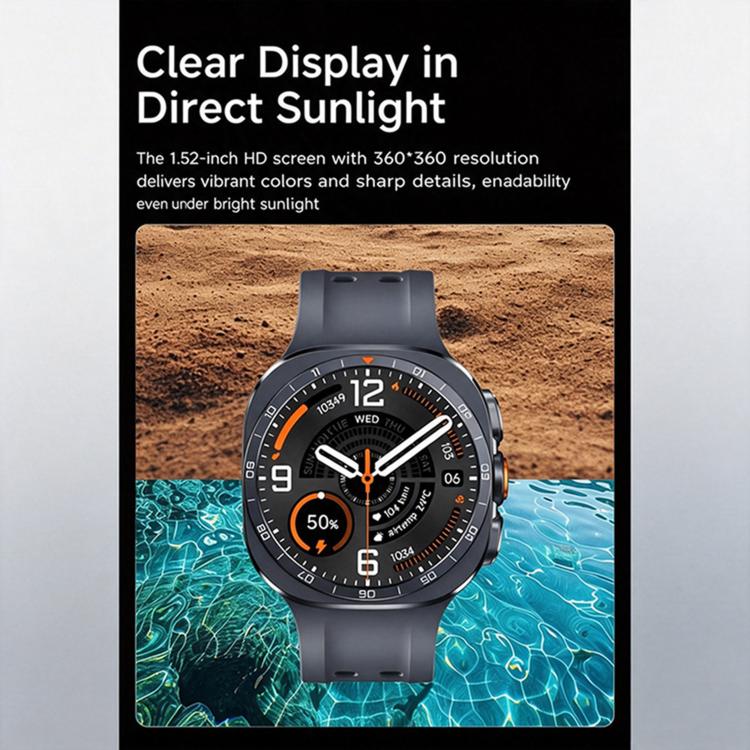 W9 1.52 inch Smart Watch Ultra2 Supports Bluetooth Calls