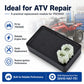 Black ignition control module with white 4-pin connector for ATV repair