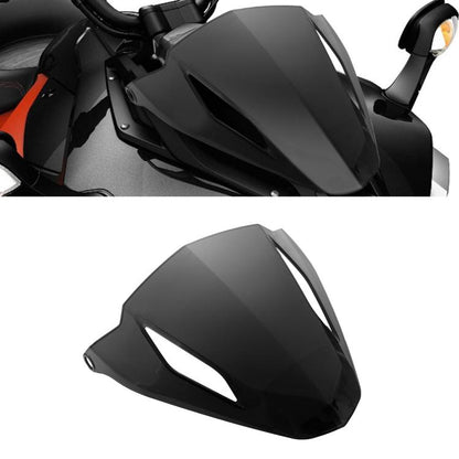 Smoked finish dashboard cowl cover with black tinted front spoiler for Can-Am Spyder