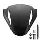 Smoked dashboard cowl cover with black tinted finish plus mounting hardware kit