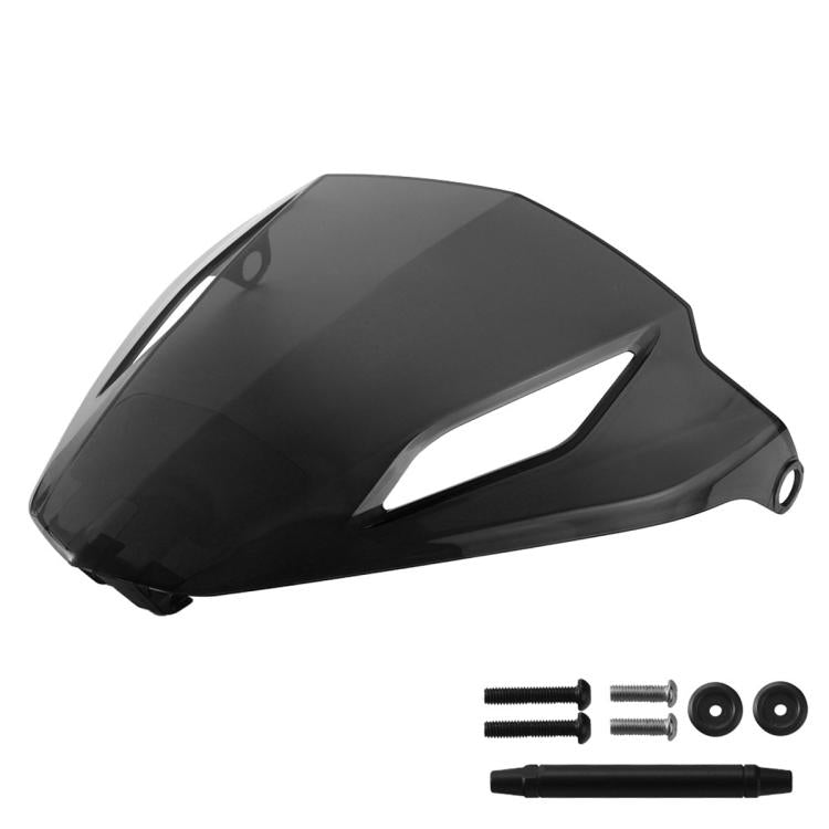 Smoked finish dashboard cowl cover, black tinted, with included screws and washers