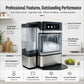 Commercial Household Fully Automatic Intelligent Ice Maker, US Plug, UK Plug, EU Plug