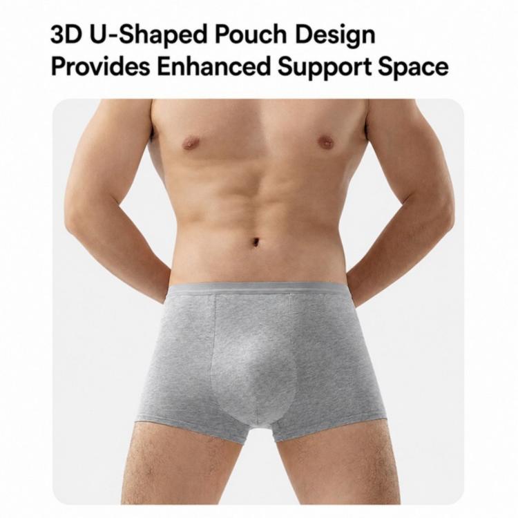 5 PCS/Pack Men Disposable Boxer Briefs Sterilized Single-Use Underwears, L, XL, XXL, XXXL, XXXXL