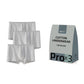 3-pack men’s cotton disposable boxer briefs in light gray with product box