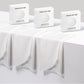 Women’s disposable seamless underwear briefs set, white briefs with three boxed packs