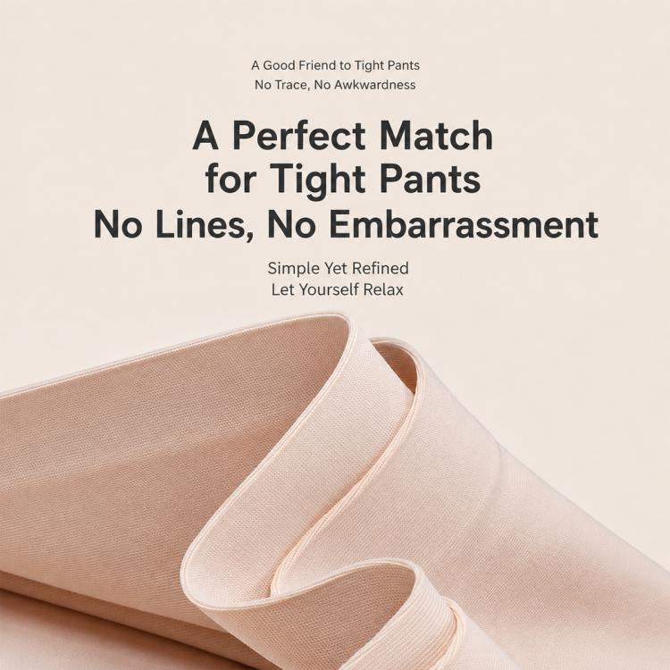 Seamless disposable underwear brief with curved, breathable-looking front panel